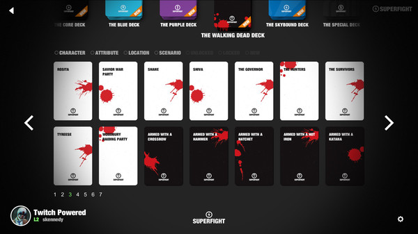 Скриншот из SUPERFIGHT - The Walking Dead Deck