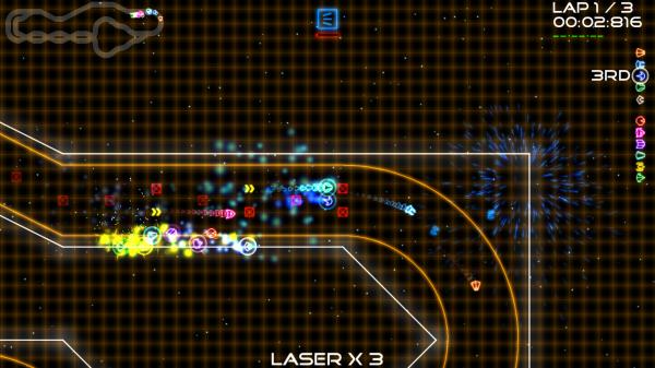 Скриншот из Super Laser Racer