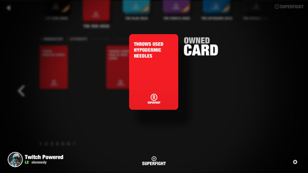 Скриншот из SUPERFIGHT - The Red Deck