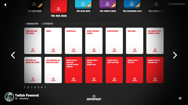 Скриншот из SUPERFIGHT - The Red Deck
