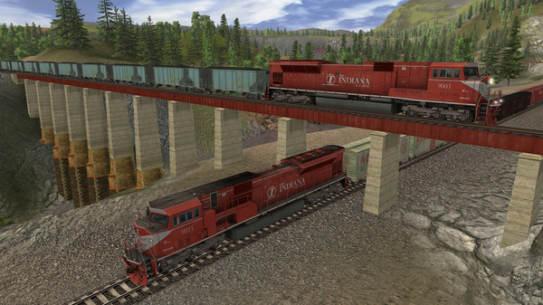 Скриншот из TANE DLC: Indiana Railroad EMD SD9043MAC