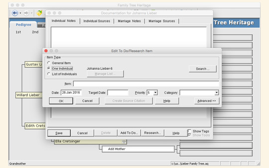 Family Tree Heritage Platinum 9 - Mac game for Linux 1