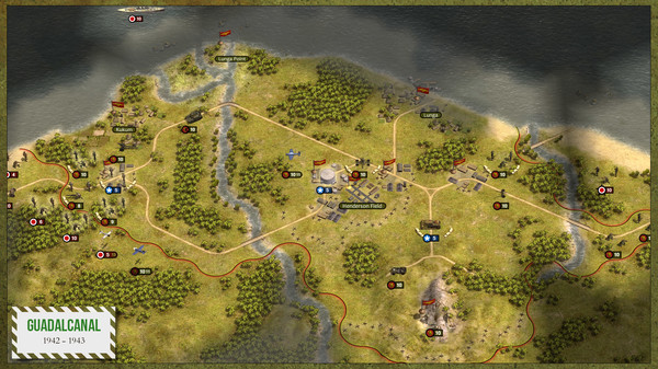 Скриншот из Order of Battle: U.S. Marines