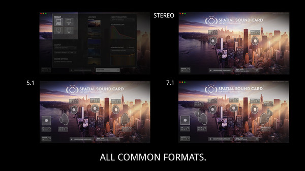 SPATIAL SOUND CARD recommended requirements