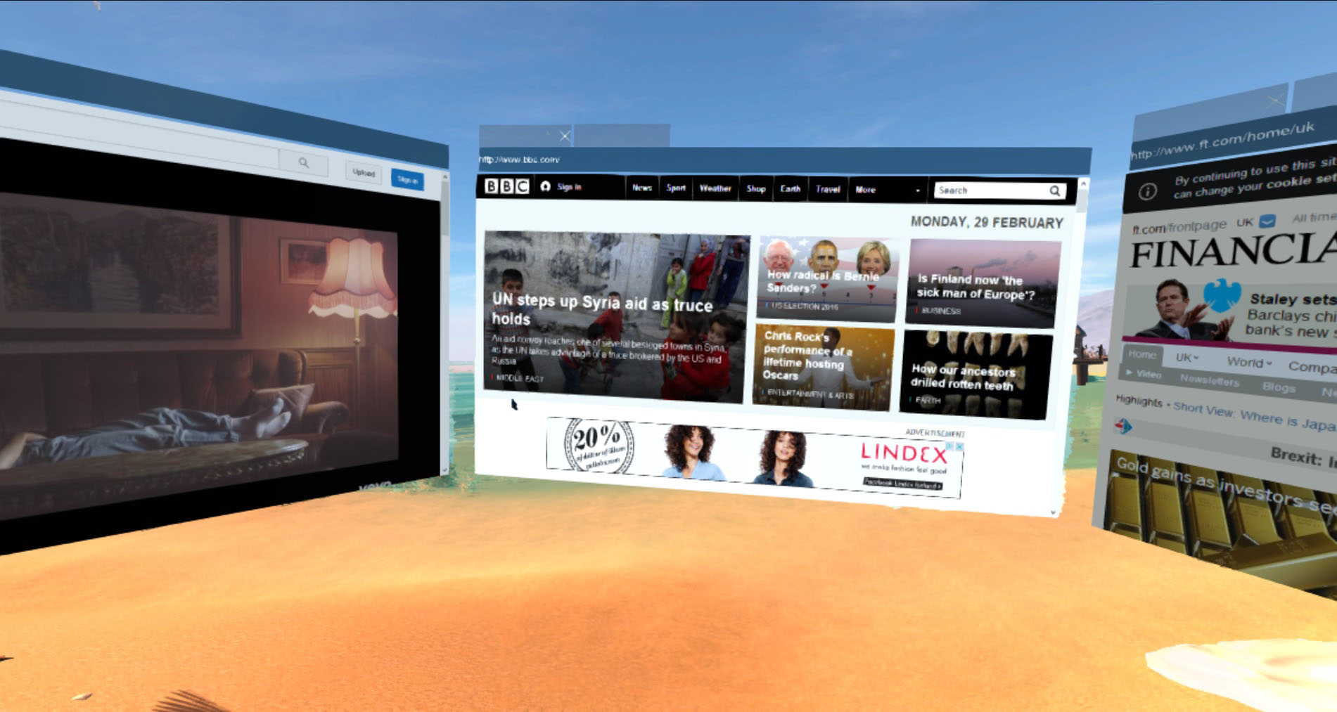 Experience browser. Грове ВР. VR browsing Safari