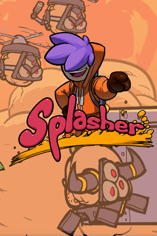 Splasher for steam