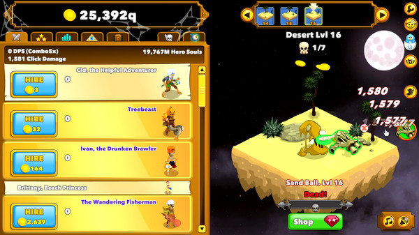 Скриншот из Clicker Heroes: Zombie Auto Clicker