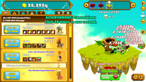 Скриншот из Clicker Heroes: Zombie Auto Clicker