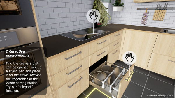 Скриншот из IKEA VR Experience