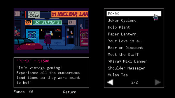 Скриншот из VA-11 Hall-A: Cyberpunk Bartender Action