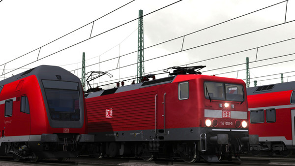 Скриншот из Train Simulator: DB BR 114 Loco Add-On