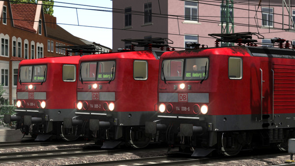 Скриншот из Train Simulator: DB BR 114 Loco Add-On