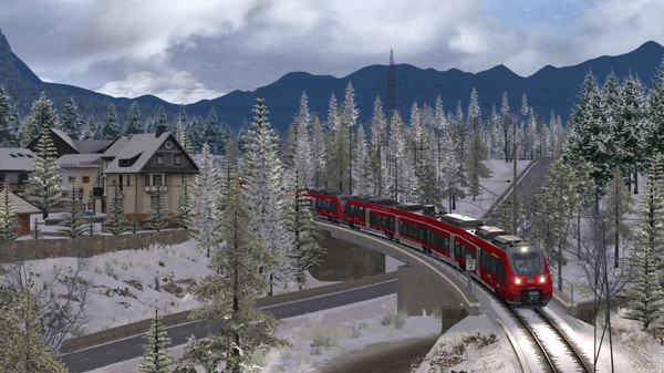 Скриншот из Train Simulator: Mittenwaldbahn: Garmisch-Partenkirchen - Innsbruck Route Add-On