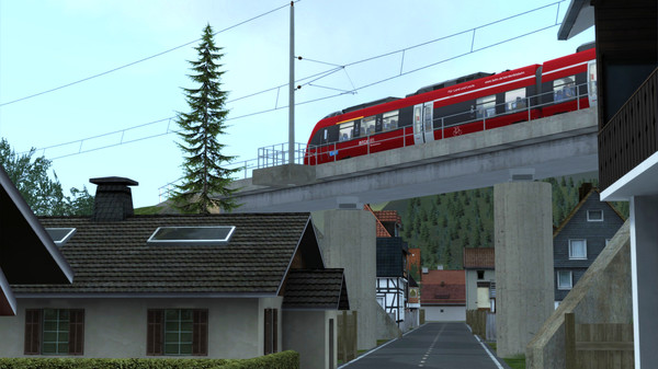 Скриншот из Train Simulator: Mittenwaldbahn: Garmisch-Partenkirchen - Innsbruck Route Add-On