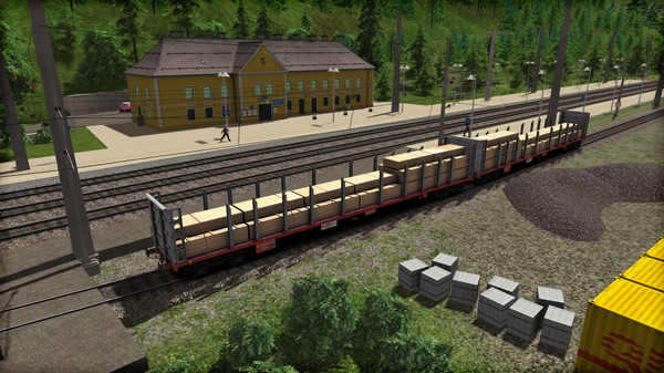 Скриншот из TS Marketplace: ÖBB Rnoos Wagon Pack 01 Add-On