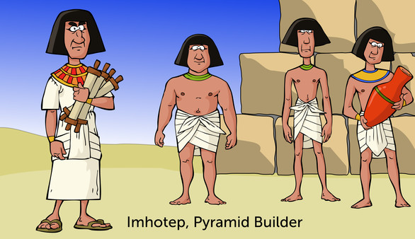 Imhotep, Pyramid Builder