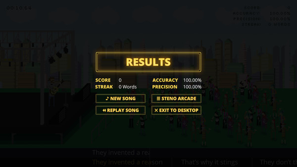 Steno Arcade game for Linux 1
