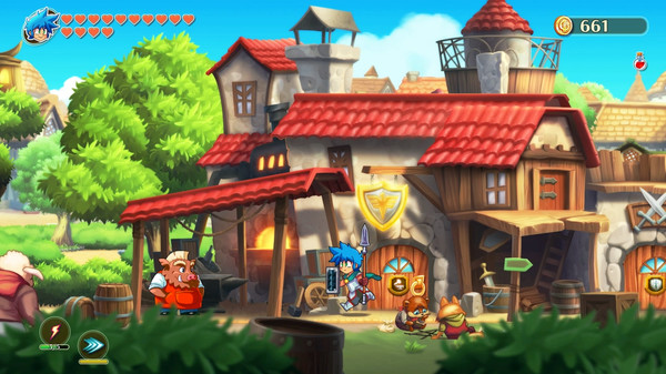 Скриншот из Monster Boy And The Cursed Kingdom