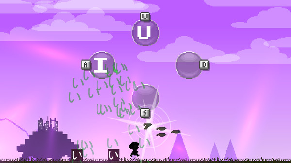 Скриншот из Hiragana Pixel Party Soundtrack