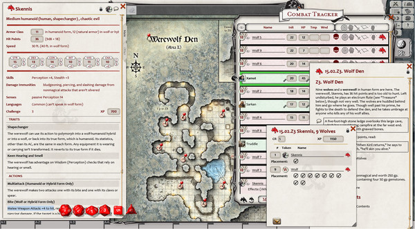 Скриншот из Fantasy Grounds - D&D Curse of Strahd