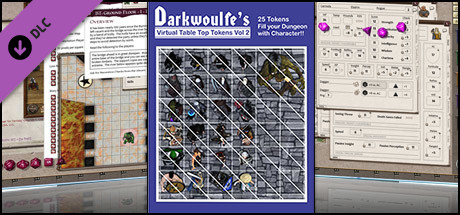 Fantasy Grounds - Top-Down Tokens - Darkwoulfe's Token Pack Vol 2