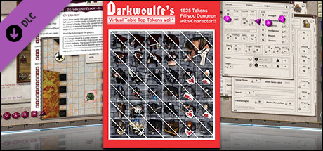 Fantasy Grounds - Top-Down Tokens - Darkwoulfe's Token Pack Vol 1