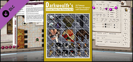Fantasy Grounds - Top-Down Tokens - Darkwoulfe's Token Pack Vol 4