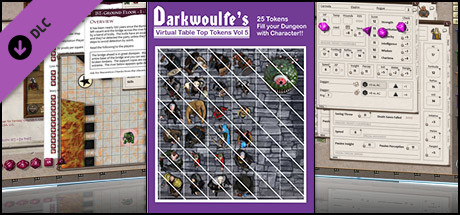 Fantasy Grounds - Top-Down Tokens - Darkwoulfe's Token Pack Vol 5