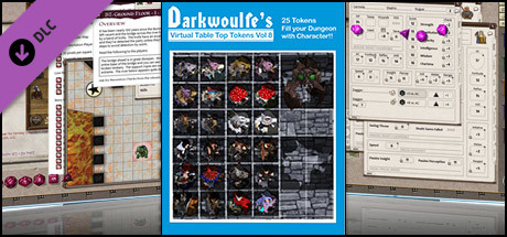 Fantasy Grounds - Top-Down Tokens - Darkwoulfe's Token Pack Vol 8