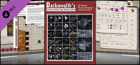 Fantasy Grounds - Top-Down Tokens - Darkwoulfe's Token Pack Vol 9 cover art