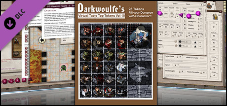 Fantasy Grounds - Top-Down Tokens - Darkwoulfe's Token Pack Vol 10 cover art