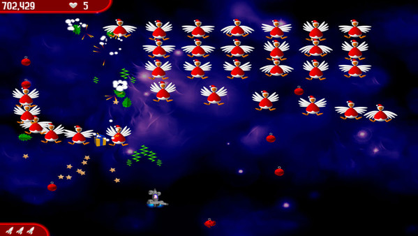 Скриншот из Chicken Invaders 2 - Christmas Edition