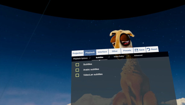 Whirligig VR Media Player screenshot