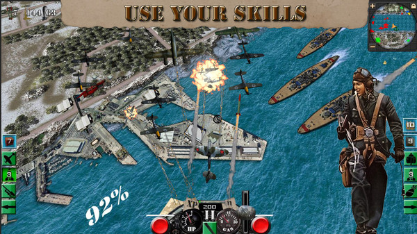 Скриншот из War Birds: WW2 Air strike 1942