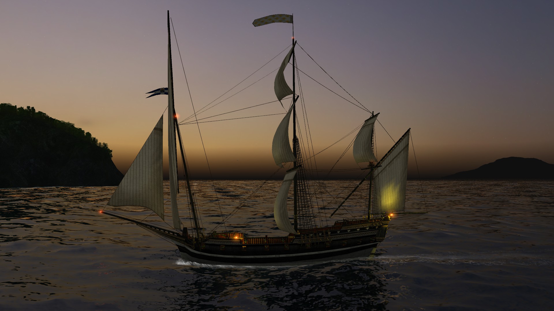 Sea Dogs: To Each His Own - Flying the Jolly Roger screenshot