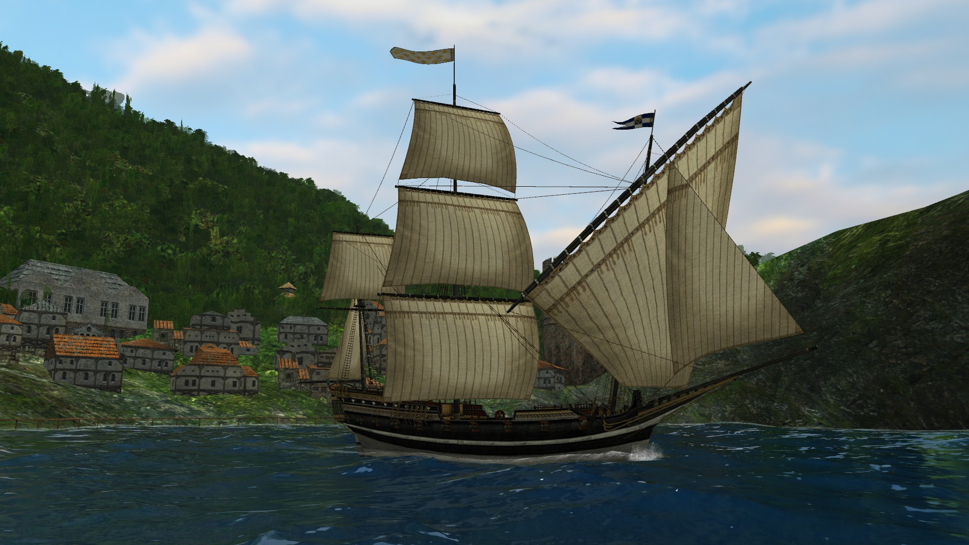 Sea Dogs: To Each His Own - Flying the Jolly Roger screenshot