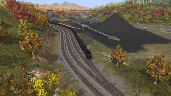 Скриншот из TANE DLC: C&O 2-6-6-6 H8 - New River Mining Coal Run