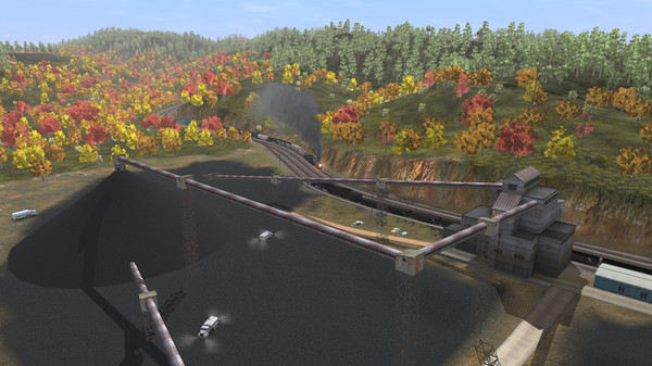 Скриншот из TANE DLC: C&O 2-6-6-6 H8 - New River Mining Coal Run