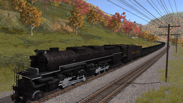 Скриншот из TANE DLC: C&O 2-6-6-6 H8 - New River Mining Coal Run