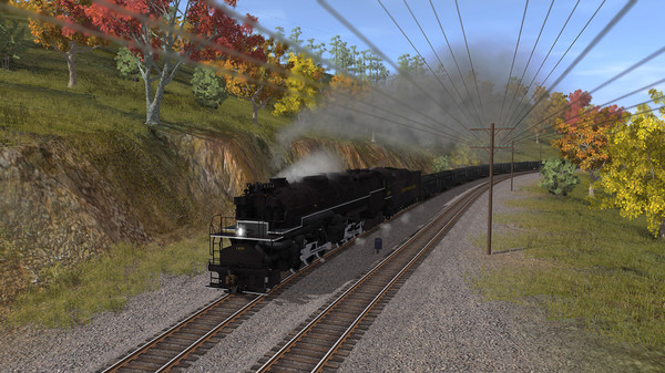 Скриншот из TANE DLC: C&O 2-6-6-6 H8 - New River Mining Coal Run