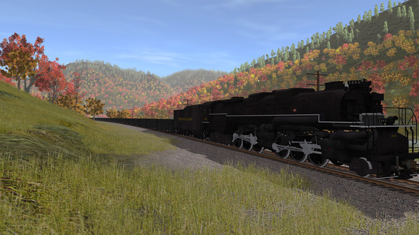 Скриншот из TANE DLC: C&O 2-6-6-6 H8 - New River Mining Coal Run