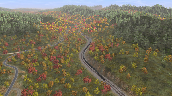 Скриншот из TANE DLC: C&O 2-6-6-6 H8 - New River Mining Coal Run