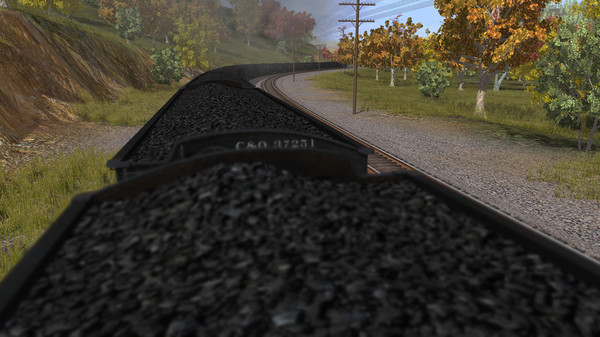 Скриншот из TANE DLC: C&O 2-6-6-6 H8 - New River Mining Coal Run