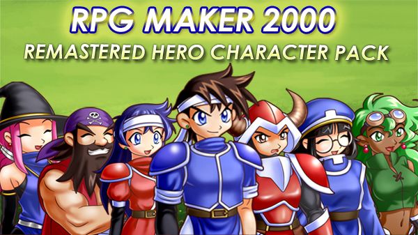 Скриншот из RPG Maker MV - Add-on Vol.2: RM2K Hero Character Pack