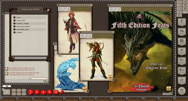 Скриншот из Fantasy Grounds - 5E: Fifth Edition Feats