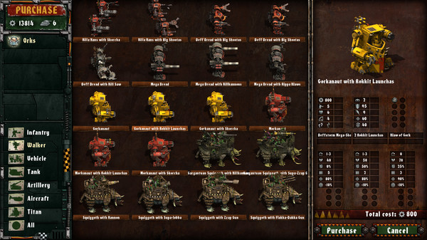 Warhammer 40,000: Armageddon - Da Orks game for Linux 1