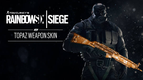Скриншот из Rainbow Six Siege - Topaz Weapon Skin