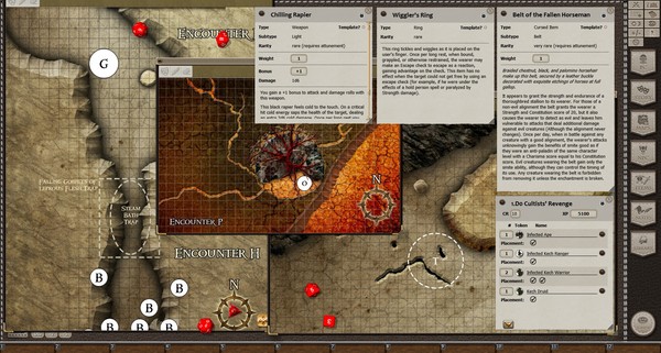 Скриншот из Fantasy Grounds - 5E: Shattered Heart Adventure Path (5E): Crucible of Faith