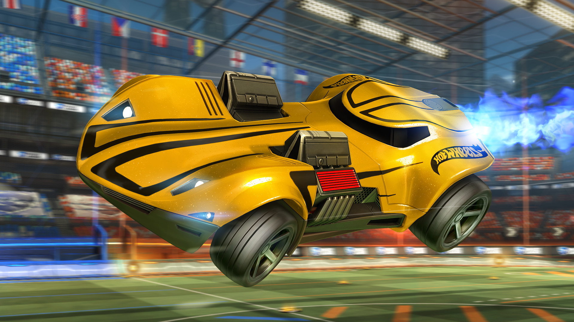 rocket league hot hot wheels