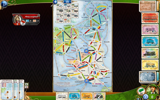 Скриншот из Ticket to Ride - United Kingdom